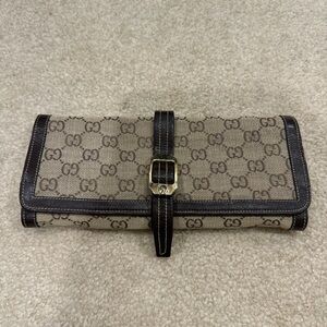 Gucci Monogram travel accessories pouch